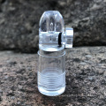 Acrylic Plastic Snuff Dispenser Snorter Bullet Rocket Shape Nasal Sniffer